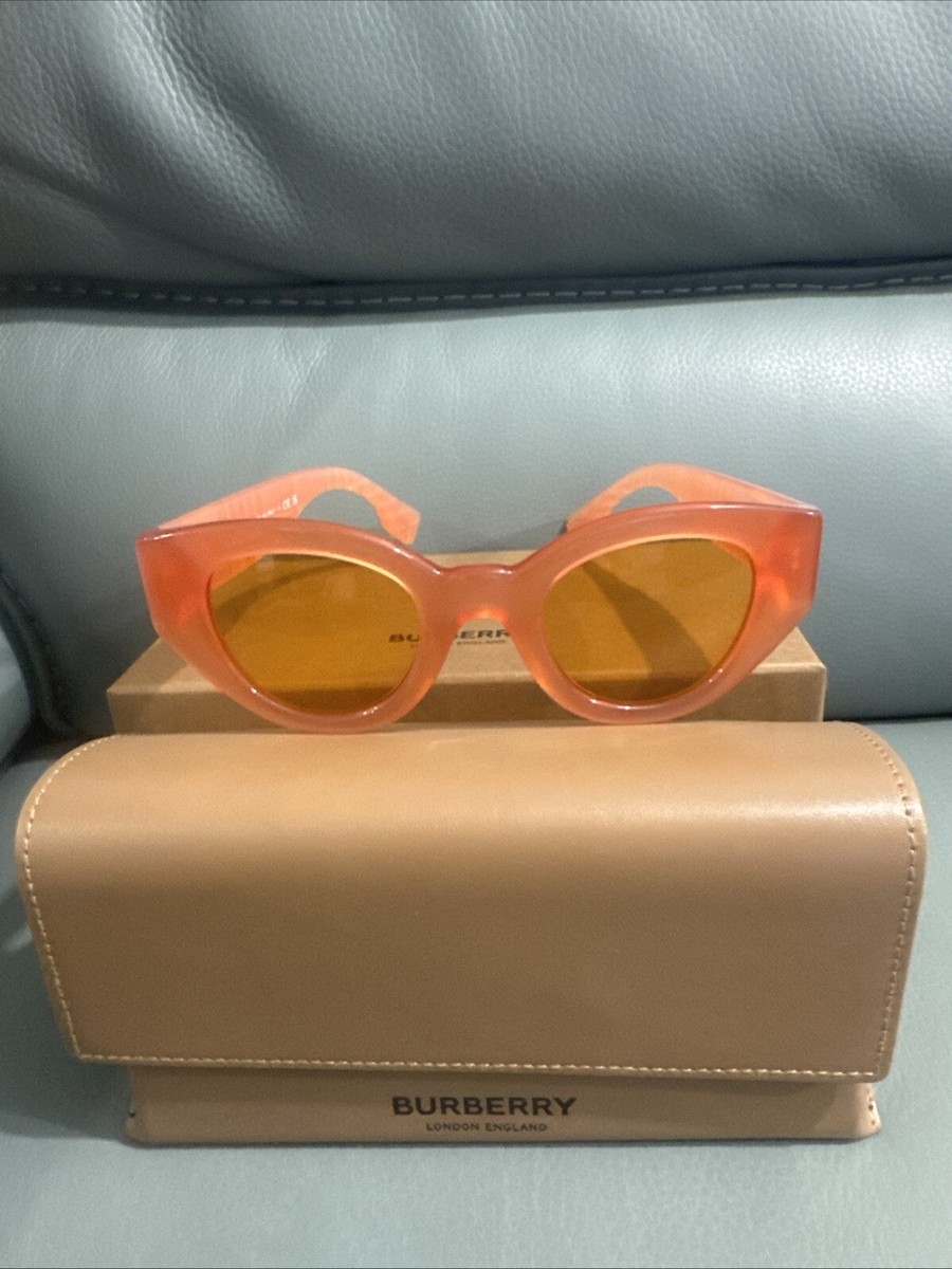 Burberry MEADOW BE 4390 Orange/Orange (4068/7) Sunglasses | eBay display picture 3