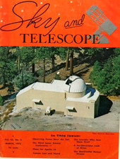 Sky and Telescope, March 1972, Leonids, Orion, Quadrantid Meteor Stream, VG+