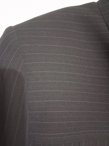 Giacca blazer donna Tahari Arthur Levine spilla righe cerniera taglia 8 - Foto 3 di 7