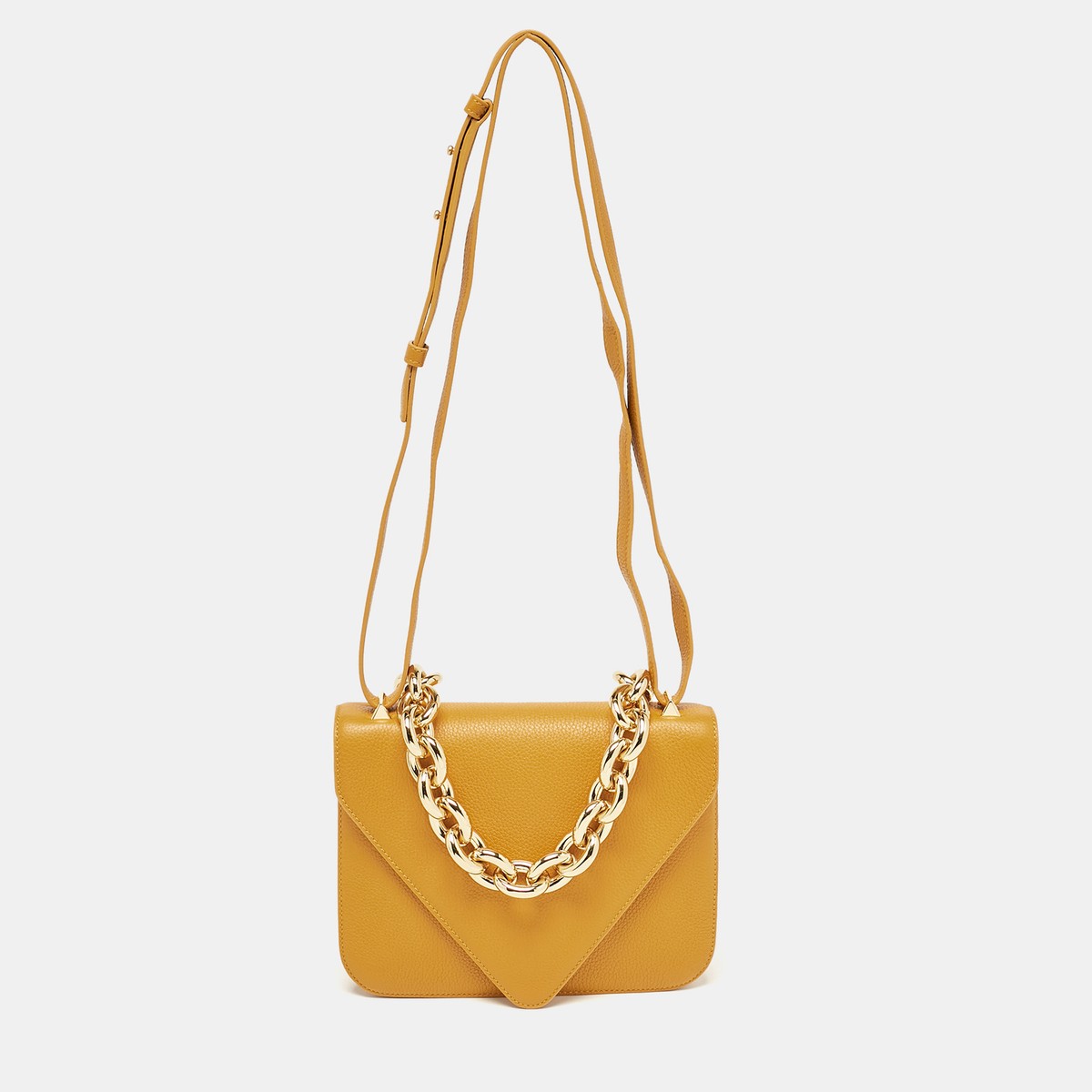 直営店☆BOTTEGA VENETA☆最終SALE! MOUNT ENVELOPE バッグ Bottega Veneta Orange Leather Mount Envelope Bag | eBay