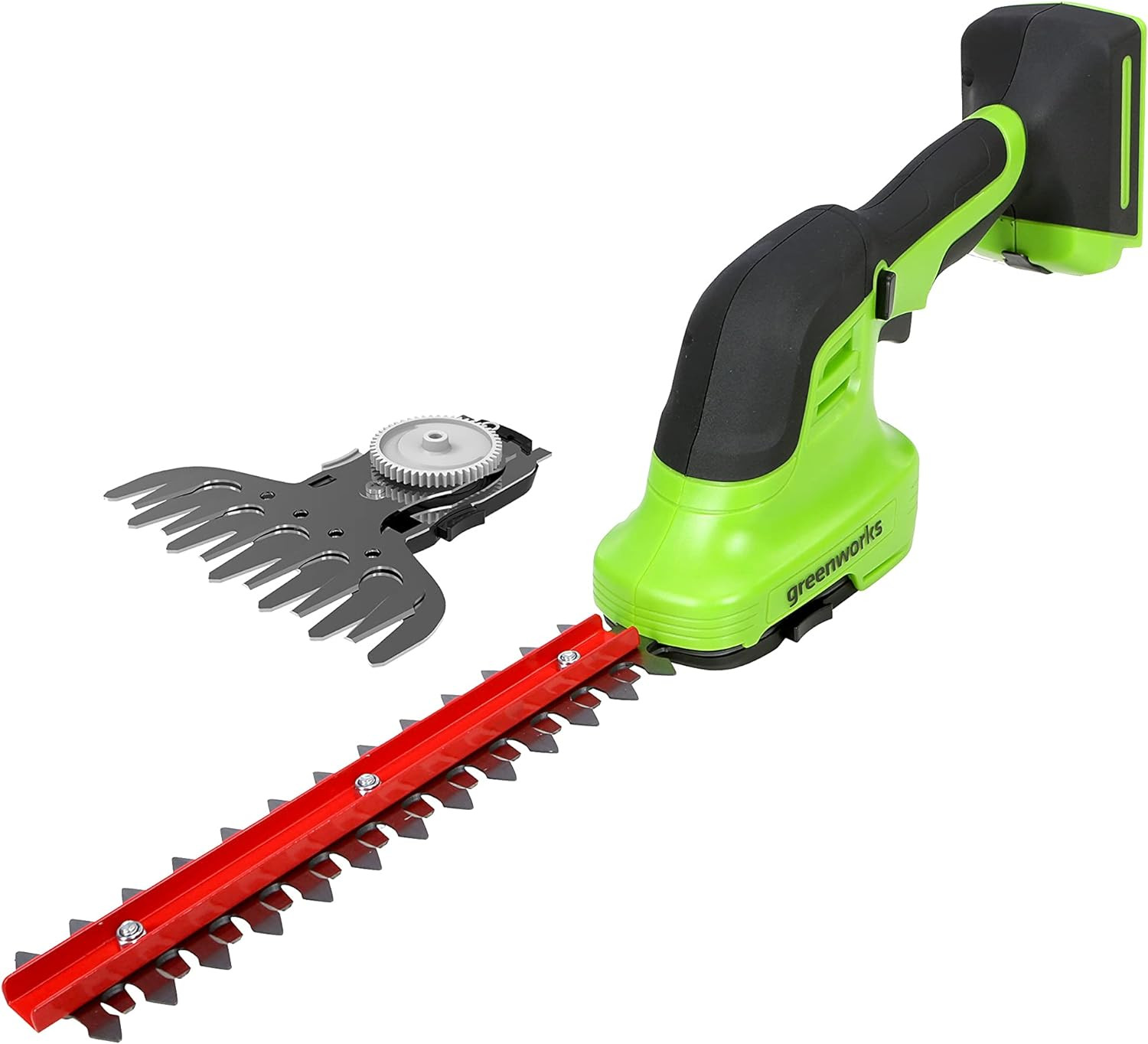 Greenworks G24SHT Kit 2-in-1: Tagliasiepi e Bordi Prato Cordless 24V