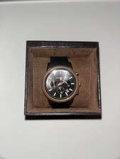 Michael Kors MK8184 Mens chronograph Classic Watch Black,Rose Gold rubber strap 