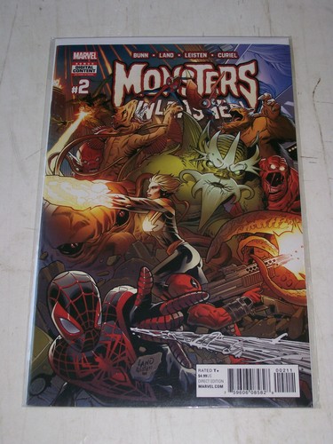 Monsters Unleashed #1-5 + 8 1.MU one-shots complete series Marvel 2017 Bunn - Picture 3 of 14