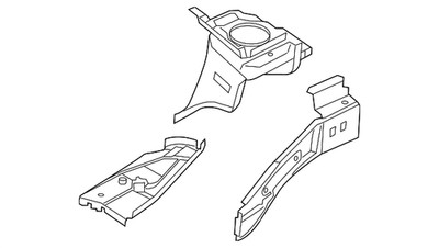 Genuine Nissan Apron Assembly F4120-3NFMA