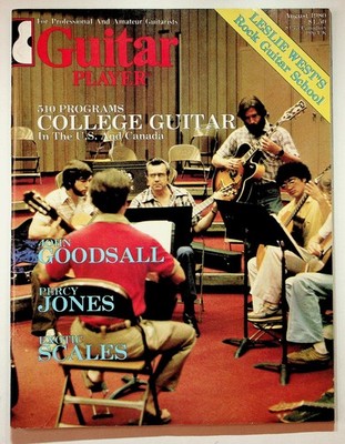 Guitar Player Magazine August 1980 #8 Leslie West College Guitar John Goodall
