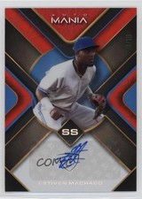 2023 Wild Card Mania Triangle Red Rainbow 4/10 Estiven Machado Auto 03j5