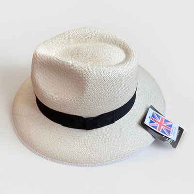 The Panama Hat Company Jack Trilby Panama Size: 7 5/8 - 62cm