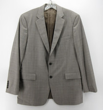 Brooks Brothers Sport Coat Men 42 Gray Madison Saxxon Blazer Wool Glen Plaid