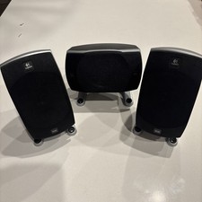 3 Logitech Z5500 THX Surround Sound Speakers Right Left Center Tested