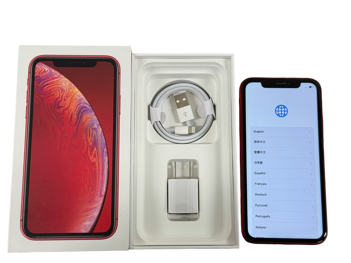 Apple iPhone XR 64GB Factory Unlocked Excellent In-Box (Tiny
