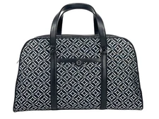 Michael Kors Jet Set Travel X Large Metallic Logo Jacquard Weekender duffle  Bag