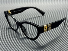 MIU MIU MU 01VV 1AB1O1 Black Women's 52 mm Eyeglasses