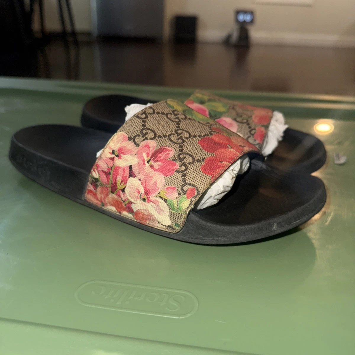 Gucci Flat (Under 1 in) Floral Sandals for Women for sale | eBay