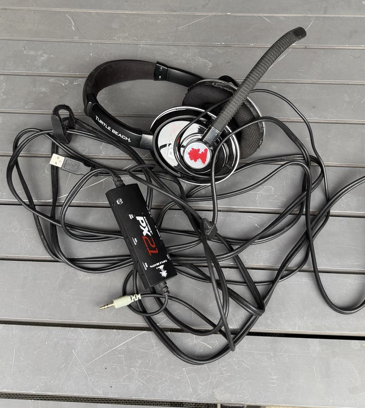 Turtle Beach Ear Force PX21 Black Headband Gaming Headset for Multi-Platform
