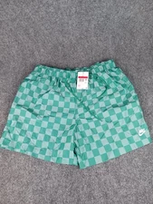 Nike Men's Club Flow Checkers Green 5" Shorts FN3098-365 Size Med