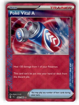 Poke Vital A SV: Shrouded Fable Holo ACE SPEC Rare 062/064 NM