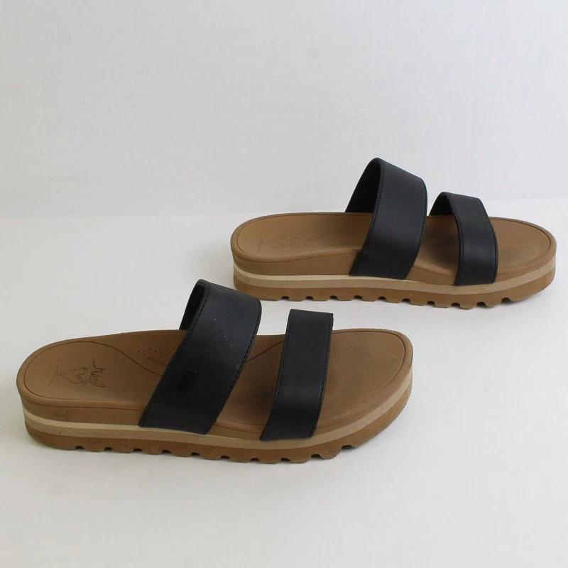 Sandales Tongs Reef Voyage Coucher De Soleil - Couleur Rouille - Taille US 11 Femme - Neuves Avec Boîte