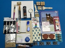 Misc. Lot Of Art And Craft Supplies, Brushes Lindy’s Magicals