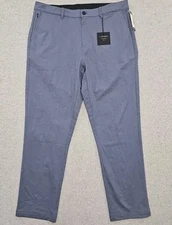 01.Algo Performance Pant Tech 2.0 Blue Heather Size Men's 36x30 Stretch Straight