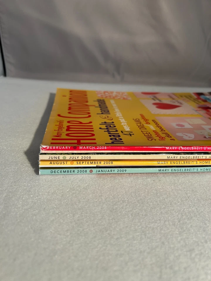 Mary Engelbreit Home Companion Magazine 4 Issues 2008 Lot of 4 - Image 2 of 2