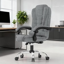 360° Swivel Executive Desk Chair Lumbar Support Computer Chair For Heavy People
