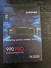 Samsung 990 PRO 4TB, Internal, M.2 MZV9P4T0BAM Solid State Data