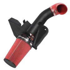 MOOSUN 4" inches Performance Cold Air Intake Kit with Filter & Powder Coated ...