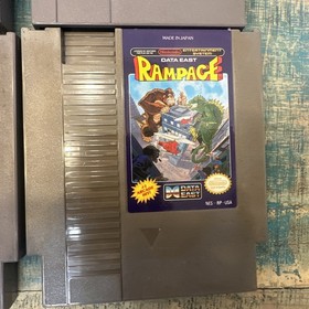 Lote de 6 Juegos Nintendo NES Tortugas Ninja pac-man Top Gun Rampage, Tetris Ghost