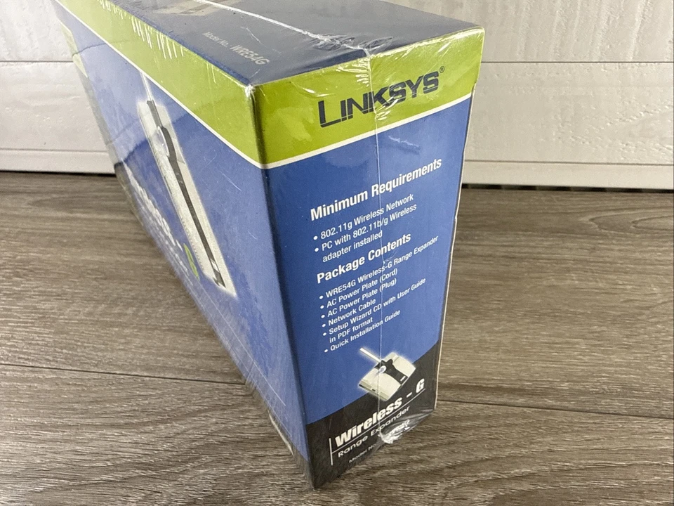 NEW LINKSYS WRE54G Range Expander Wireless-g Sealed Cisco Quick Shipping - Image 4 of 4