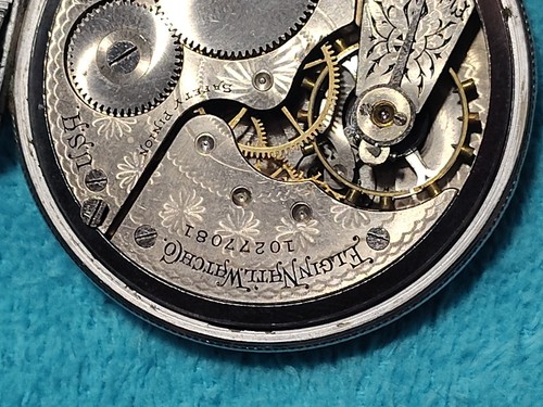 Vintage Elgin Pocket Watch Repair Or Parts Untested, Clean #10277081 Sold As Is - Picture 2 of 20
