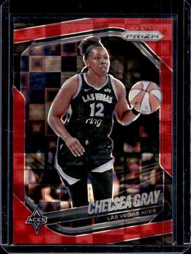 2025 Panini WNBA Prizm Chelsea Gray Red Pandora #/199 Aces