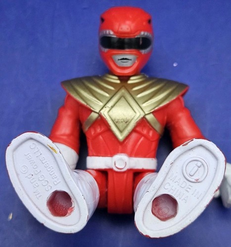 Imaginext Mighty Morphin Power Rangers MMPR RED RANGER mit Gold 3" Figur lose - Bild 5 von 6