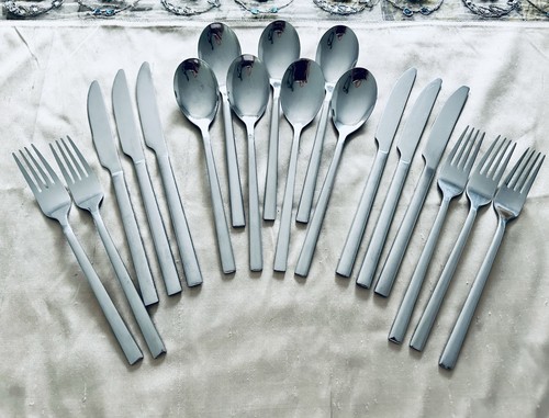 Vintage MCM Stainless Flatware DELTA AIRLINES 18 Piece Set
