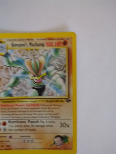 Giovanni's Machamp 6/132 Gym Challenge Holo - Picture 4 of 6