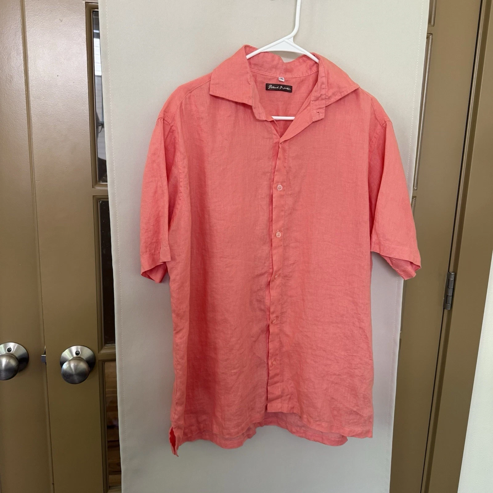 Island Importer Men's XL Red 100% Linen Short Sleeve Button Up Shirt
Opens in a new window or tab