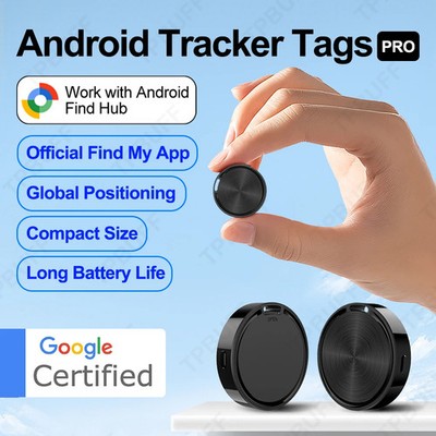 Work With Android Find Hub Bluetooth Gps Tracker Google Find My Airtag Keychain 