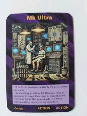 Illuminati Inwo New Card! MK Ultra.