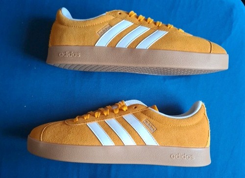 Addias MENS Trainers VL Court 2.0 Yellow UK 7.5 J10495 - Picture 8 of 11
