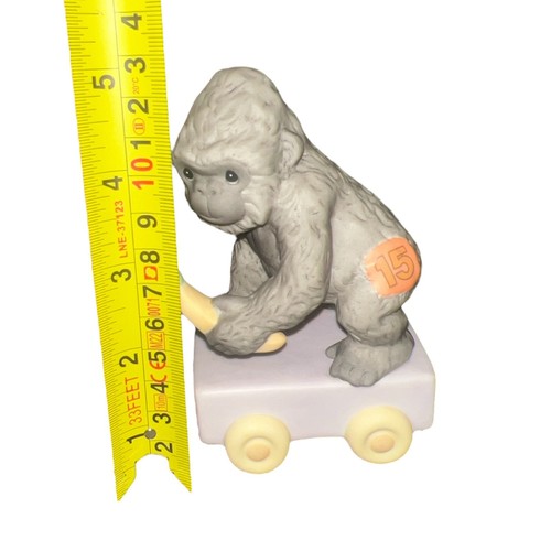 Precious Moments Figur Geburtstagszug Alter 15 Gorilla 4,75 Zoll groß 142035 - Bild 6 von 7