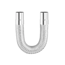 Flexible And Telescopic Stainless Steel Flue Pipe For Interior Water Heaters