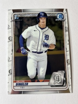 2020 Bowman Draft Chrome 1st Dillon Dingler (RC) #BD-144 Detroit Tigers 
