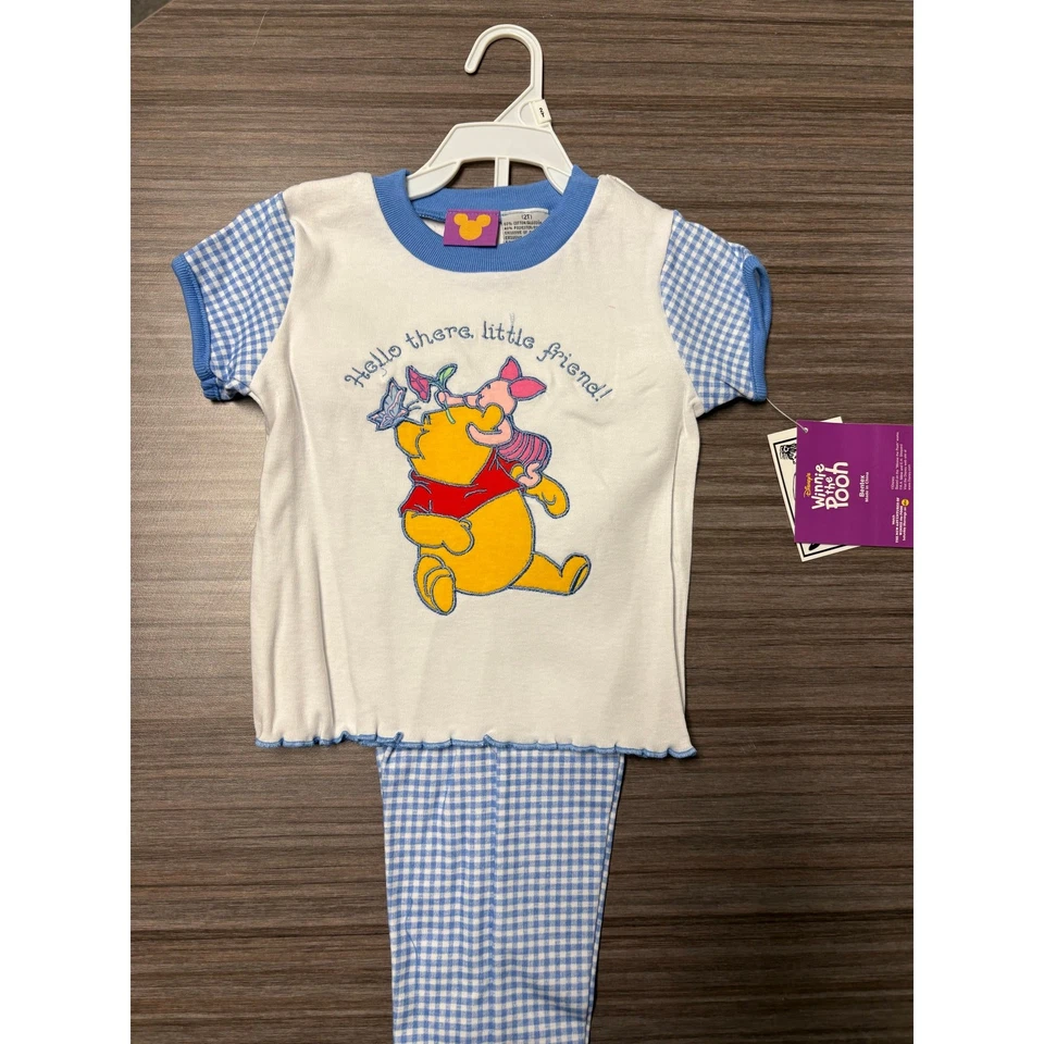 Juego de guinga vintage Disney Winnie the Pooh con tirantes 4T Foto 3 de 3