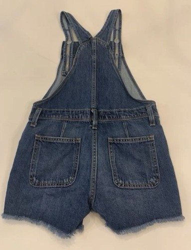 Old Navy denim overalls, girls size large 10-12, adjustable straps (K) - Picture 1 of 4