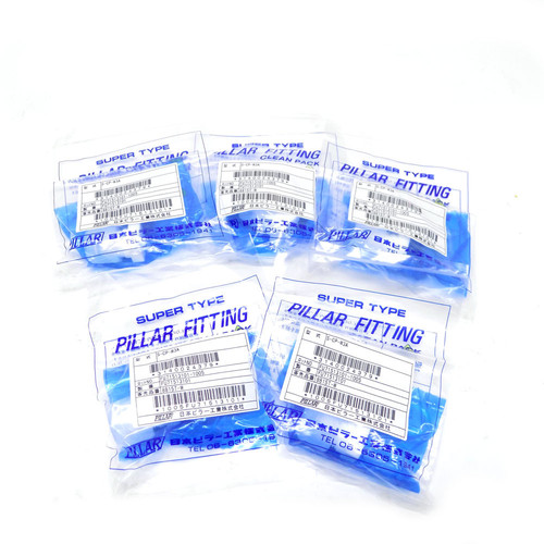 (Lot of 5) NEW Pillar Fitting S-CP-W3A Super Type Clean Pack Tube Fittings - Picture 1 of 4