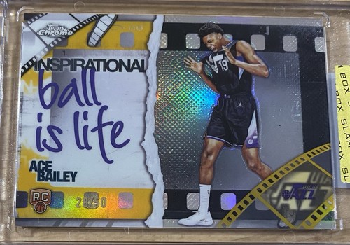 Ace Bailey 2025-26 Topps Chrome Inspirational Gold Refractor RC Insert #IP-20