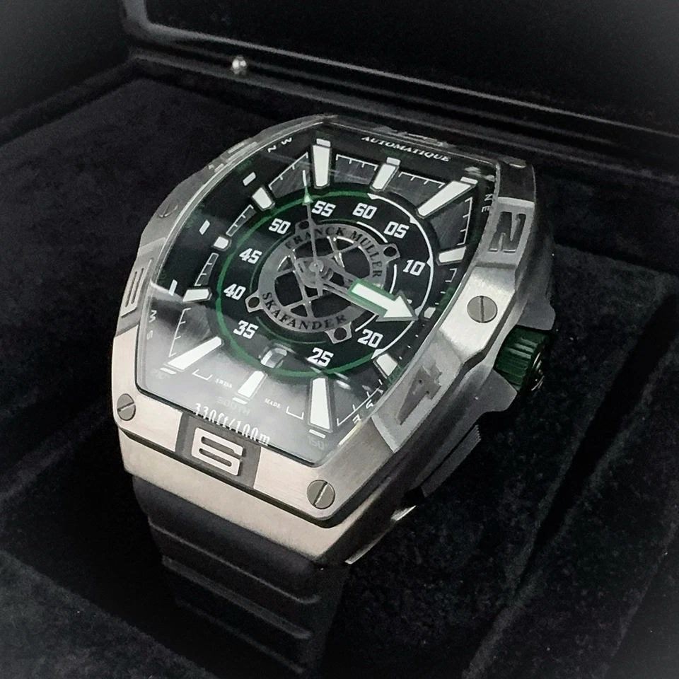 Juego Completo Franck Muller Skafander 43mm Titanio Asiático Pacífico Boutique 2024 Foto 3 de 4