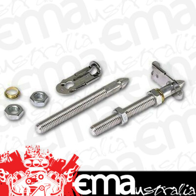 Moroso Hood Pin Bracket Pair For 3/8in Diameter Pins main image 1