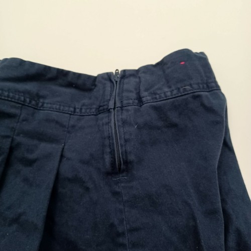 Childrens Place School Skort Girl 6 Navy Blue Pleats -Side Zip -Adjustable Waist - Picture 6 of 13
