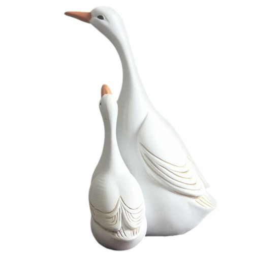 Duck Statue Simulation Resin Duck Figurines Garden Decoration Duck Craft Ornamen - Picture 3 of 15