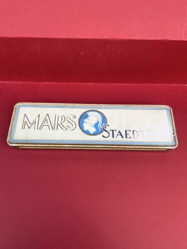 MARS STAEDTLER METAL BOX WITH SEVEN PENCILS NEW VINTAGE - Imagen 8 de 14